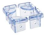 Imagen de Set  de 4 protectores de esquinas de mesas transparente