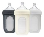 Imagen de Pack X 3 Mamadera anticólico Boon, con bolsa y tetina de silicona 8oz (236 Ml)