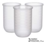 Imagen de Pack X 3 Mamadera anticólico Boon, con bolsa y tetina de silicona 8oz (236 Ml)