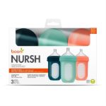 Imagen de Pack X 3 Mamadera anticólico Boon, con bolsa y tetina de silicona 8oz (236 Ml)