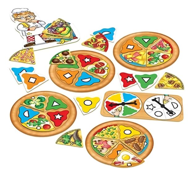 Imagen de Juego combinación de colores y formas Pizza