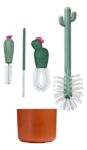 Imagen de Set Cepillos Limpiamemas Con Recipiente escurridor Boon - Marrón