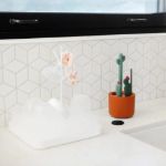 Imagen de Set Cepillos Limpiamemas Con Recipiente escurridor Boon - Marrón