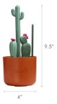 Imagen de Set Cepillos Limpiamemas Con Recipiente escurridor Boon - Marrón