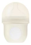 Imagen de Pack X 3 Mamadera Boon anticólico con bolsa y tetina de silicona 4oz (118 Ml)-Beige