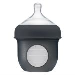 Imagen de Pack X 3 Mamadera Boon anticólico con bolsa y tetina de silicona 4oz (118 Ml)-Beige