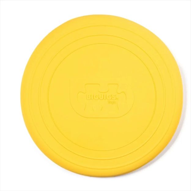 Imagen de Frisbee Disco Volador Silicona Playa Juego Bebes 12m+ Bigjig - amarillo