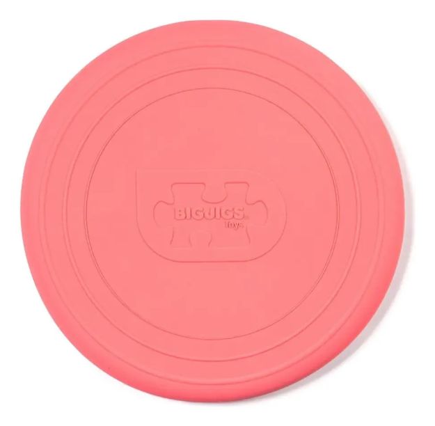Imagen de Frisbee Disco Volador Silicona Playa Juego Bebes 12m+ Bigjig - coral