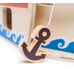 Imagen de Barco Pirata de madera con personajes y accesorios Bigjigs