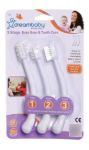 Imagen de Primer set de cepillos de dientes para bebés, 3 unidades