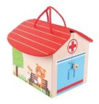 Imagen de Mini hospital de madera con accesorios Bigjigs