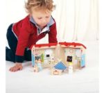 Imagen de Mini hospital de madera con accesorios Bigjigs