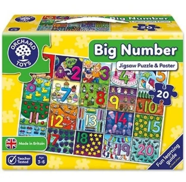 Imagen de Puzzle Aprender a contar con números 20pcs