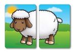 Imagen de Puzzle 24 Cartas animales de la granja Orchard