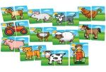 Imagen de Puzzle 24 Cartas animales de la granja Orchard