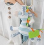 Imagen de Colgante Peluche Zack la Cebra sensorial