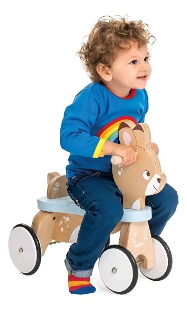 Imagen de Cuatriciclo sin pedal Ciervo madera