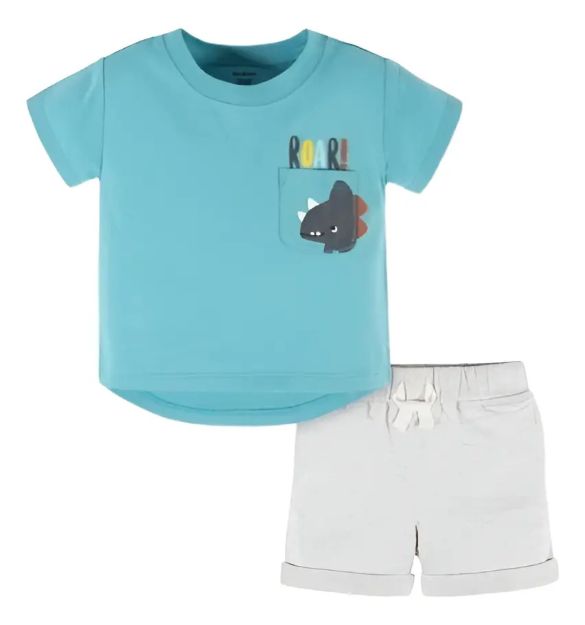 Imagen de Set short y remera Dino Gerber 5t