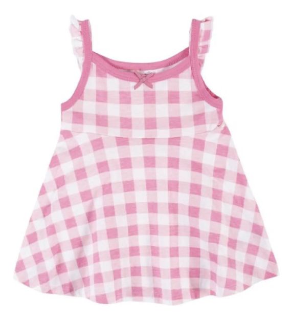 Imagen de Vestido con capelina y bombacha de tela rosa Gerber 5t