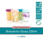 Imagen de Frascos de vidrio de 220 ml Babymoov