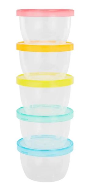 Imagen de Pack x5 bowls de 250ml Badabulle