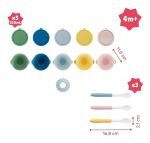 Imagen de Pack X3 bowls 330ml con cucharas y base antideslizante