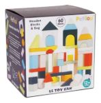 Imagen de Pack x60 Bloques de madera multicolor apilables