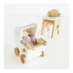 Imagen de Juego muebles Casa de muñecas: Set de Guarderia