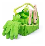 Imagen de Bolso de jardinería (palas/rastrillo/guantes/regadera) Bigjigs