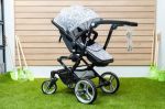 Imagen de Coche Bebedue Urban Reclinable Moises Capota De Lluvia Bebes - Gris
