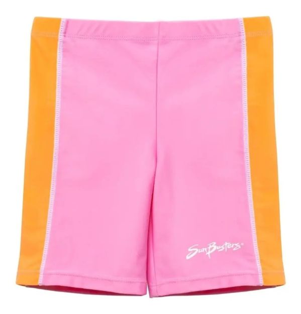Imagen de Shorts Calza Baño Agua Playa Proteccion Uv Niños Licra Rosa 4 A 5 Años