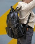 Imagen de Mochila maternal black polar con cambiador 7AM