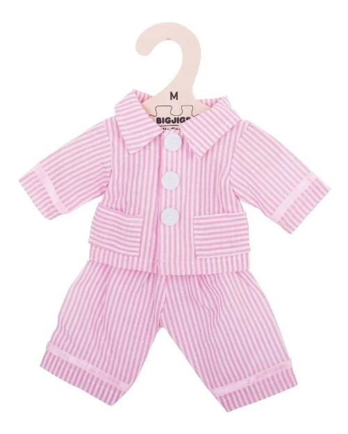 Imagen de Pijama Rosa Muñecas Trapo Hasta 34cm Bigjigs Bebes Conjunto