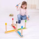 Imagen de Juego Tejo de madera y puntuación Bigjig