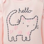 Imagen de Set de bodie, pelele y gorro animal print Gerbrer 6/9m