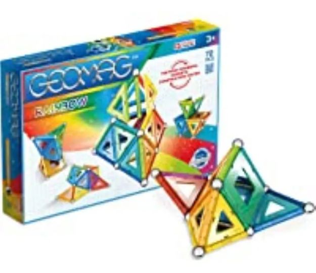 Imagen de Juego magnético panels arcoiris 72 Pcs