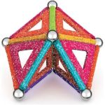 Imagen de Juego magnético con barritas glitter y esferas 22 Pcs