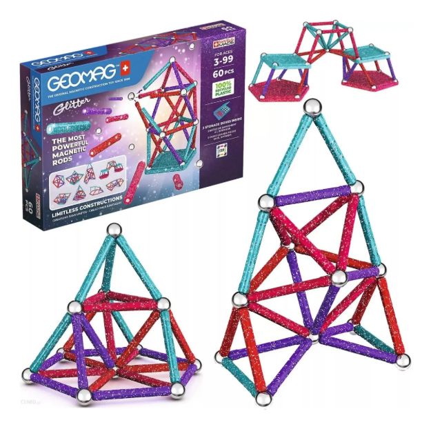 Imagen de Juego magnético con Glitter 60 Pcs