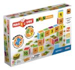 Imagen de Cubos magnétcios con imanes con números Geomag