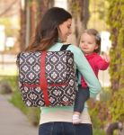 Imagen de Mochila Bolso Maternal Jjcole Black Floret