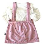 Imagen de Baby Gut Salopete Conjunto Bebés Body Manga Larga Y Vestido  Beige 6 A 9 Meses