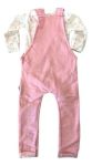 Imagen de Enterito Largo Algodón Baby Gut Bebés C/ Remera Mangas Larga Rosa 36 A 42 Meses