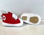 Imagen de Zapatos Champion Calzado Bebes Algodón Pie Goma Baby Gut - Rojo - Lisa - 5(8 a 10 meses)
