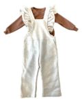 Imagen de Baby Gut Jardinera Largo Beige Bebé Con Body Manga Larga Beige 6 A 9 Meses