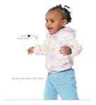 Imagen de Campera Con Capucha Impermeable Corta Viento Party Bebes Naranja M