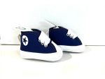 Imagen de Zapatos Champion Calzado Bebes Algodón Pie Goma Baby Gut - Azul - Lisa - 4(6 a 8 meses)