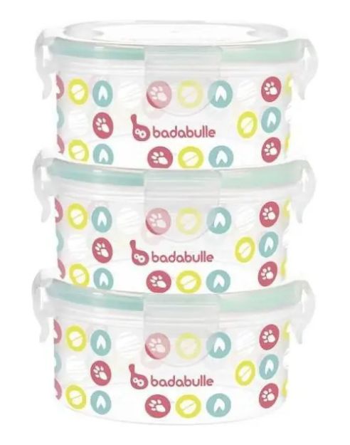 Imagen de Bowls 500ml de cierre hermético, 3 unidades