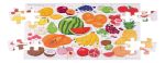 Imagen de Puzzle madera de frutas y verduras Bigjigs