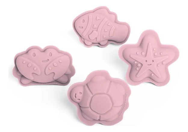 Imagen de Moldes de silicona para la playa -rosa