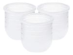 Imagen de Repuestos X3 Vasos Bolsa Silicona De Mamaderas Boon 120ml Blanco
